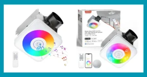 Best Bathroom Exhaust Fan with Led Light and Bluetooth Speaker