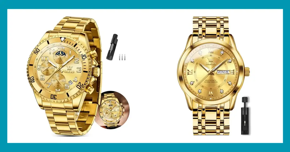 Top 10 Best Gold Stainless Steel Wrist Watch Reviews