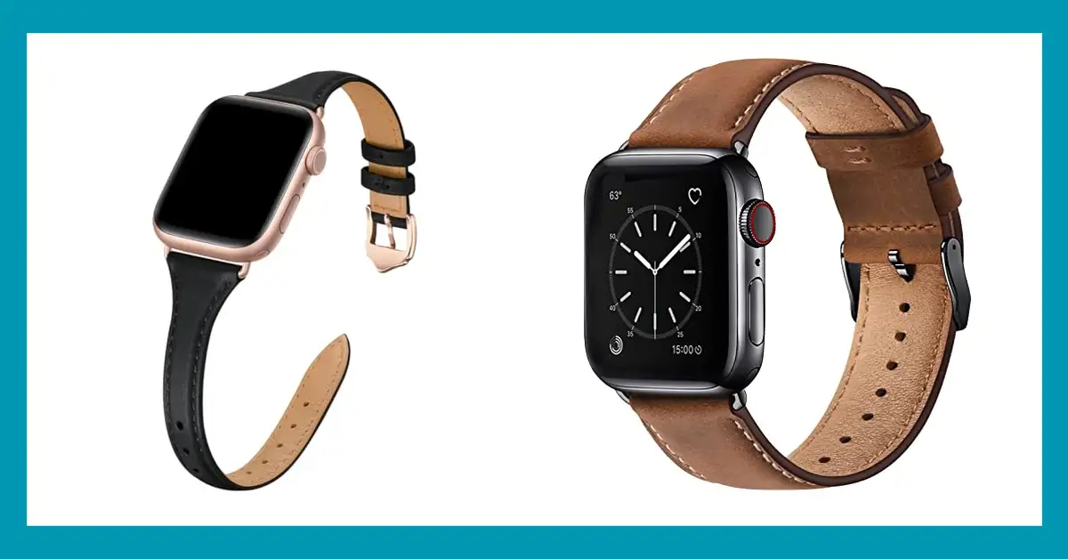 best leather watch band for apple watch