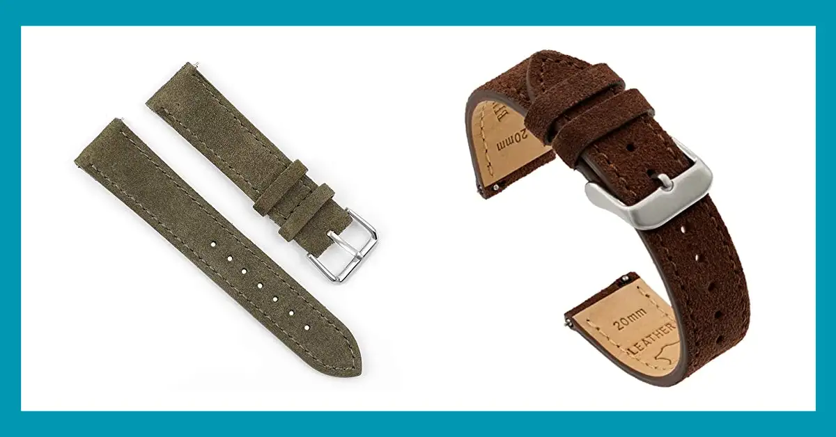 best suede watch straps